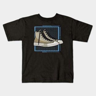 Retro Skate Sneaker Kids T-Shirt